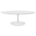Lippa 48" Oval-Shaped Wood Top Coffee Table image