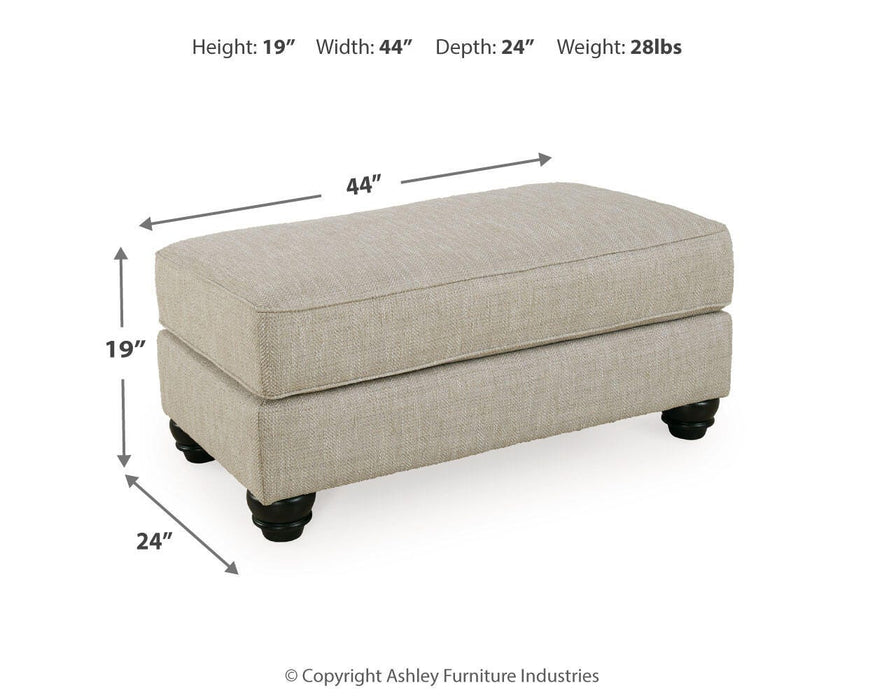 Asanti Ottoman - Dinettes Plus Furniture