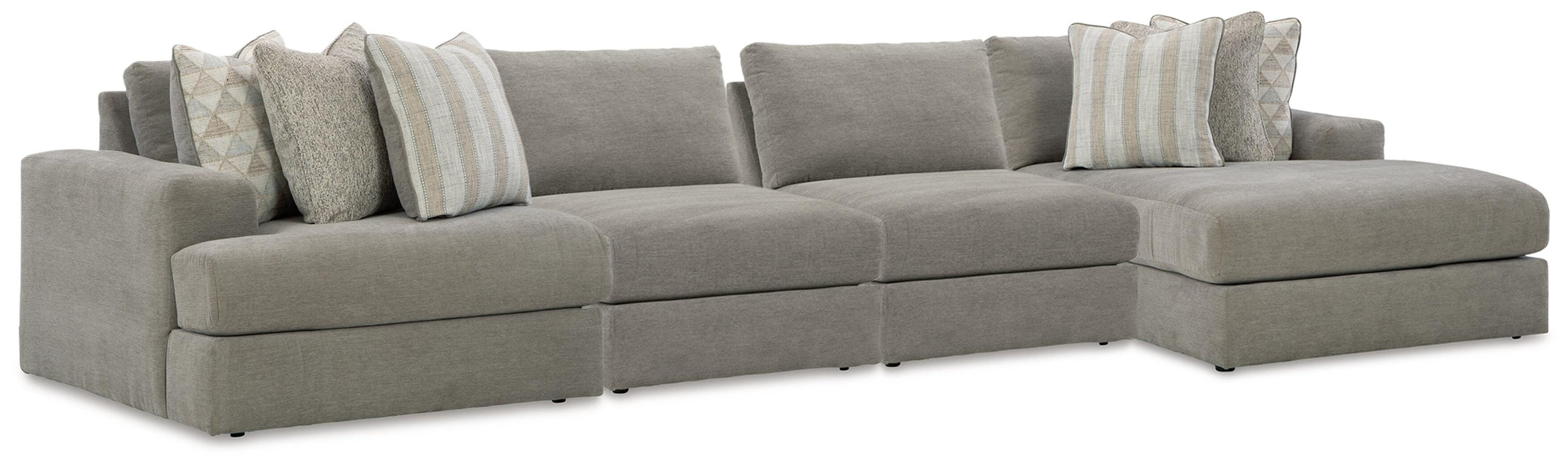 Avaliyah Sectional with Chaise - Dinettes Plus Furniture