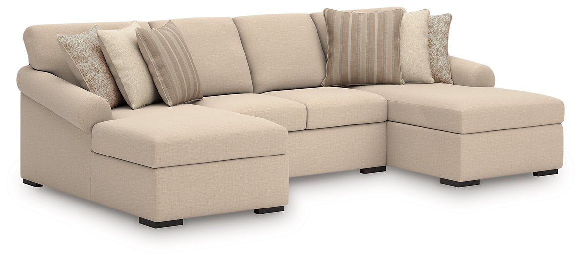 LadyMae Sectional with Chaise - Dinettes Plus Furniture