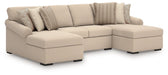 LadyMae Sectional with Chaise - Dinettes Plus Furniture