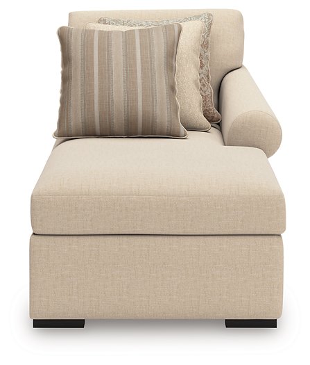 LadyMae Sectional with Chaise - Dinettes Plus Furniture