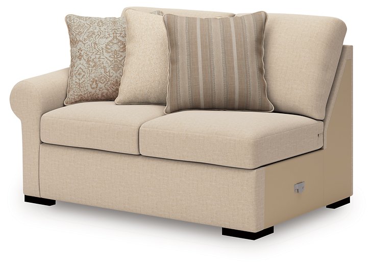 LadyMae Sectional with Chaise - Dinettes Plus Furniture