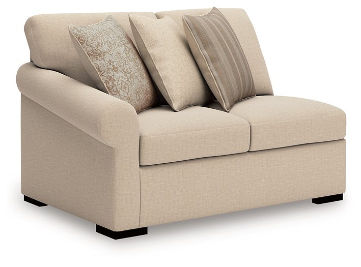 LadyMae Sectional with Chaise - Dinettes Plus Furniture