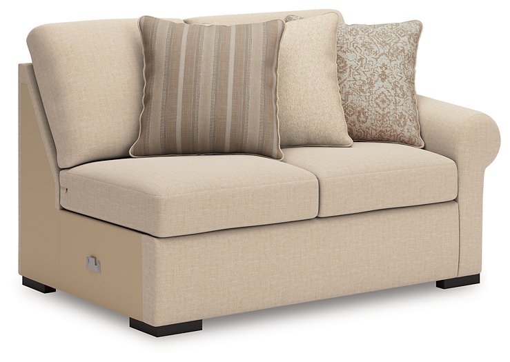 LadyMae Sectional with Chaise - Dinettes Plus Furniture