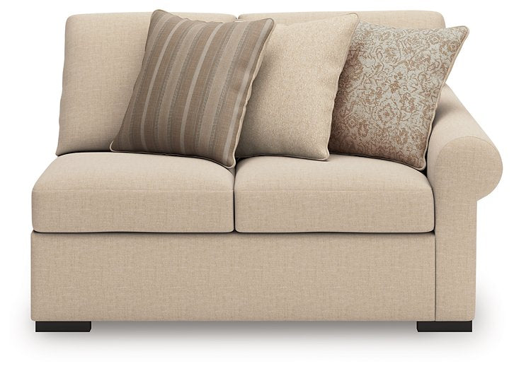LadyMae Sectional with Chaise - Dinettes Plus Furniture