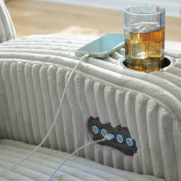 Forest Lake Power Reclining Sofa - Dinettes Plus Furniture