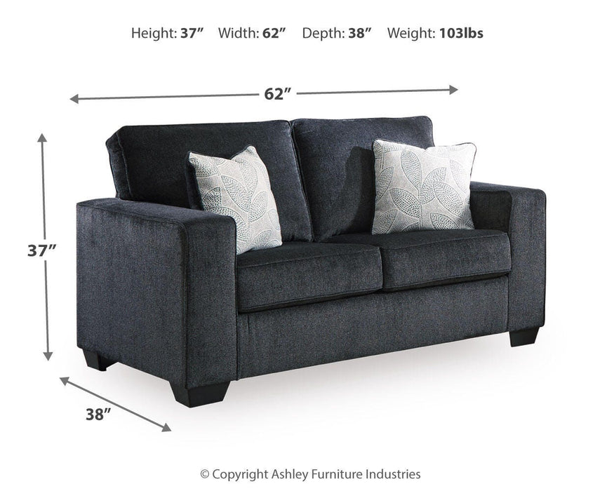 Altari Loveseat - Dinettes Plus Furniture