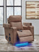 Lorrenton Power Glider Recliner with Audio System - Dinettes Plus Furniture