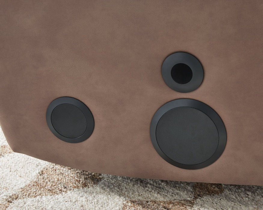 Lorrenton Power Glider Recliner with Audio System - Dinettes Plus Furniture