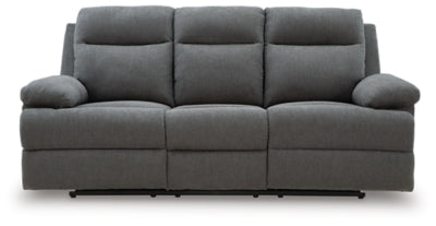 Side-Swipe Reclining Sofa with Drop Down Table - Dinettes Plus Furniture
