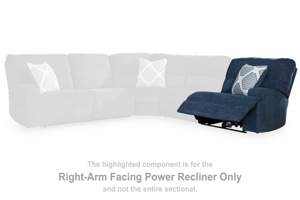 Acklen Place Power Reclining Sectional - Dinettes Plus Furniture