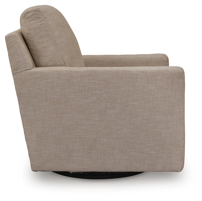 Freybourne Next-Gen Nuvella Swivel Accent Chair - Dinettes Plus Furniture