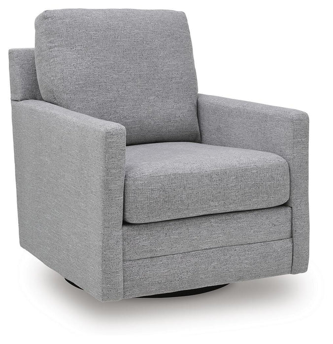 Freybourne Next-Gen Nuvella Swivel Accent Chair - Dinettes Plus Furniture