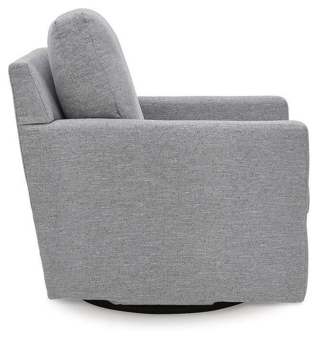 Freybourne Next-Gen Nuvella Swivel Accent Chair - Dinettes Plus Furniture