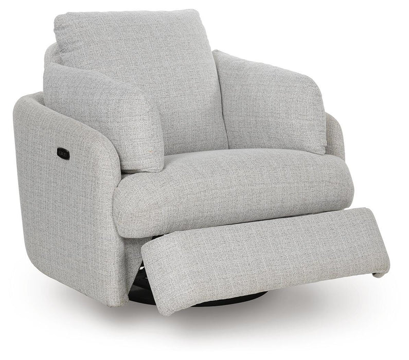 Alainmont Next-Gen Nuvella Swivel Power Recliner - Dinettes Plus Furniture