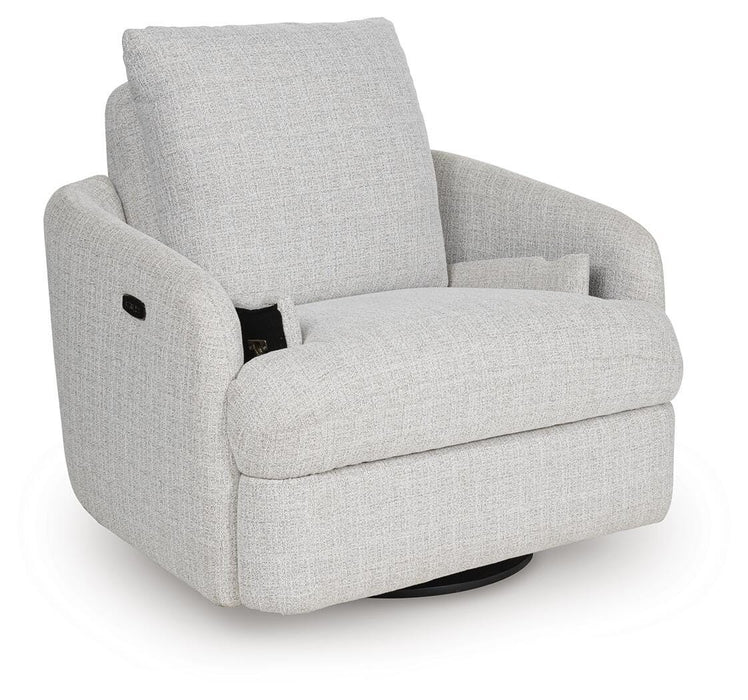 Alainmont Next-Gen Nuvella Swivel Power Recliner - Dinettes Plus Furniture