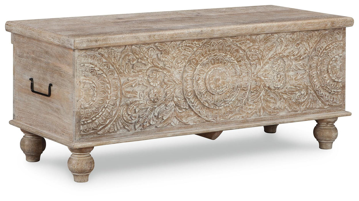 Fossil Ridge Storage Bench - Dinettes Plus Furniture