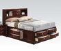 Acme Ireland Queen Storage Bed in Brown 21600Q - Dinettes Plus Furniture