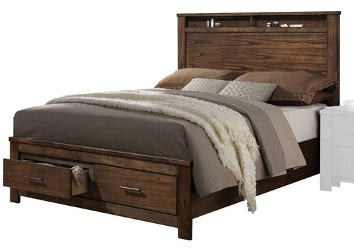 Acme Merrilee Queen Storage Bed in Oak 21680Q - Dinettes Plus Furniture