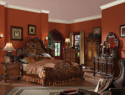 Dresden Cherry Oak Queen Bed - Dinettes Plus Furniture