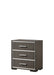 Escher Gray Oak Nightstand w/USB Dock image