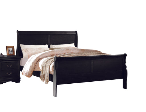 Louis Philippe Black Twin Bed - Dinettes Plus Furniture