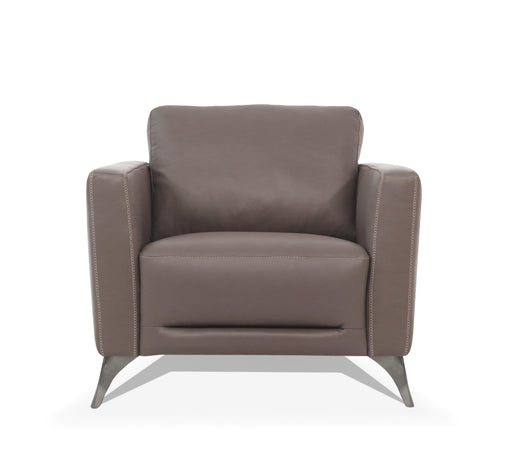 Malaga Taupe Leather Chair image