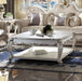Picardy Antique Pearl Coffee Table - Dinettes Plus Furniture