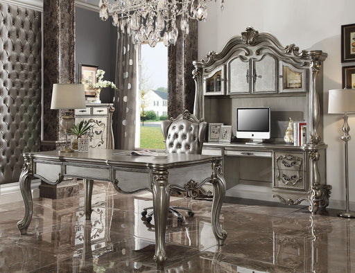 Versailles Antique Platinum Desk - Dinettes Plus Furniture