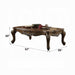 Latisha Antique Oak Coffee Table - Dinettes Plus Furniture