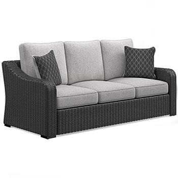 Beachcroft Outdoor Sofa with Cushion - Dinettes Plus Furniture