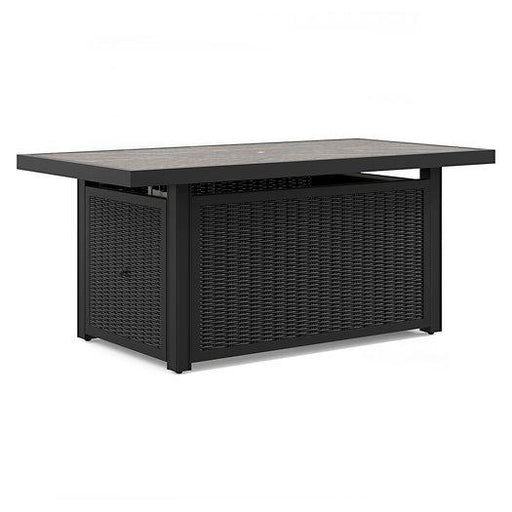 Beachcroft Outdoor Fire Pit Table - Dinettes Plus Furniture