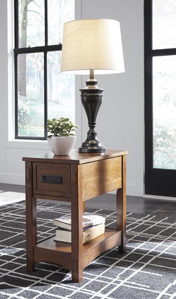 Breegin Chairside End Table - Dinettes Plus Furniture
