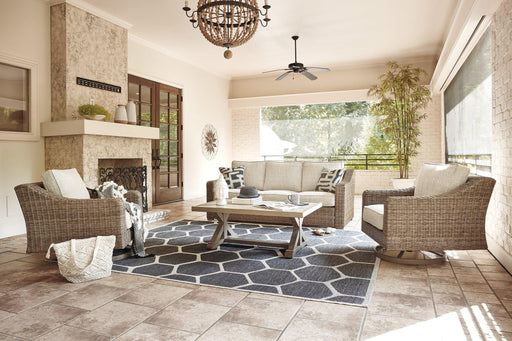 Beachcroft Outdoor Conversation Set - Dinettes Plus Furniture