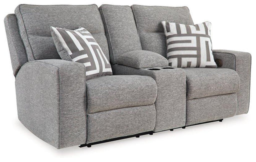 Biscoe Power Reclining Loveseat - Dinettes Plus Furniture
