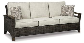 Paradise Trail Outdoor Sofa, Lounge Chairs and Fire Pit Table - Dinettes Plus Furniture