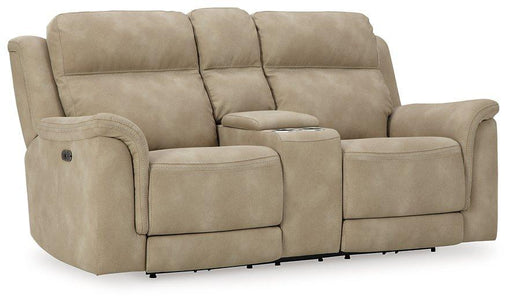 Next-Gen DuraPella Power Reclining Loveseat with Console - Dinettes Plus Furniture