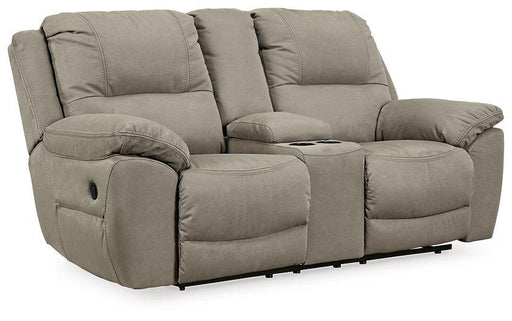 Next-Gen Gaucho Reclining Loveseat with Console - Dinettes Plus Furniture