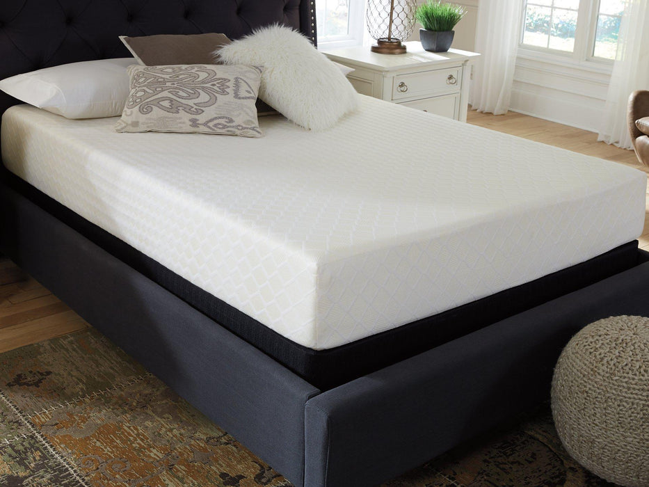 10 Inch Chime Memory Foam Mattress Set - Dinettes Plus Furniture