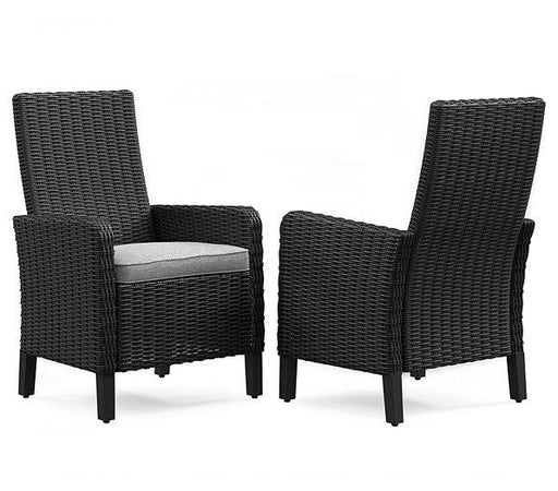 Beachcroft Outdoor Arm Chair with Cushion (Set of 2) - Dinettes Plus Furniture