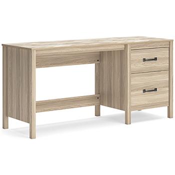 Battelle 60" Home Office Desk with Return - Dinettes Plus Furniture