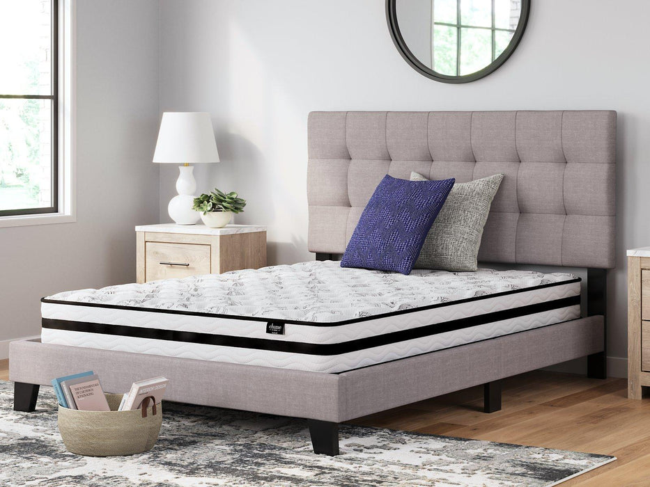 8 Inch Chime Innerspring Mattress Set - Dinettes Plus Furniture