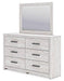 Cayboni Dresser and Mirror - Dinettes Plus Furniture