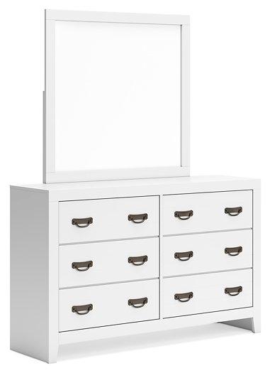 Binterglen Dresser and Mirror - Dinettes Plus Furniture