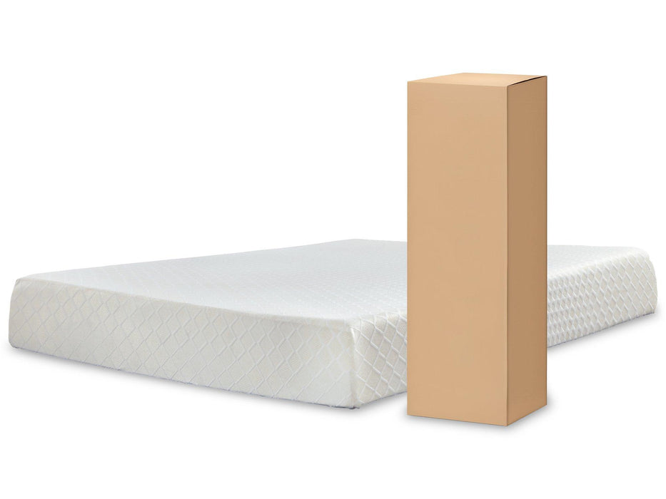 10 Inch Chime Memory Foam Mattress Set - Dinettes Plus Furniture
