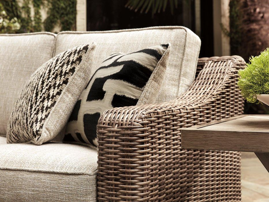 Beachcroft Outdoor Seating Set - Dinettes Plus Furniture