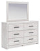 Cayboni Dresser and Mirror - Dinettes Plus Furniture