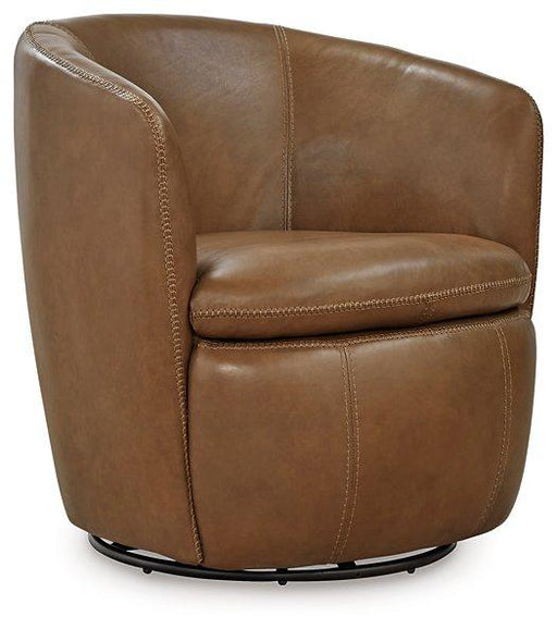 Kierreys Swivel Accent Chair - Dinettes Plus Furniture