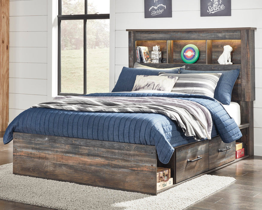 Drystan Youth Bed with 2 Storage Drawers - Dinettes Plus Furniture